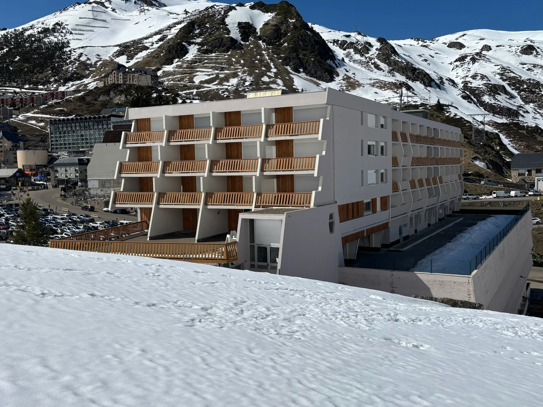 Résidence Les Horizons sous la neige